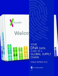 DNA DATA GLOBAL SUPPLY CHAIN - GISELE WATERS, Ph.D - Hu-manity.science