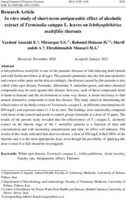 In vitro study of short-term antiparasitic effect of alcoholic