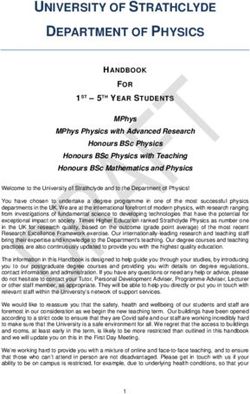 UNIVERSITY OF STRATHCLYDE DEPARTMENT OF PHYSICS - University of ...