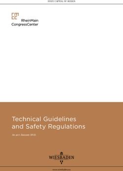 Technical Guidelines and Safety Regulations - STATE CAPITAL OF HESSEN - www.wiesbaden.eu