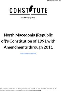 North Macedonia (Republic of)'s Constitution of 1991 with Amendments through 2011 - Constitute Project