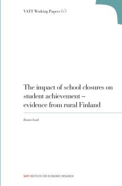 The impact of school closures on student achievement - evidence from rural Finland - VATT Working Papers 63