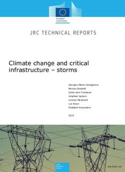 Climate change and critical infrastructure - storms - JRC ...