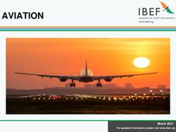 AVIATION - March 2021 For updated information, please visit www.ibef.org