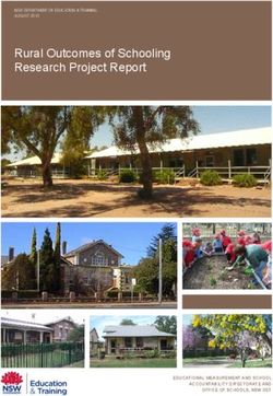 Rural Outcomes of Schooling Research Project Report - EDUCATIONAL MEASUREMENT AND SCHOOL ACCOUNTABILITY DIRECTORATE AND OFFICE OF SCHOOLS, NSW DET