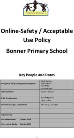 Online-Safety / Acceptable Use Policy Bonner Primary School