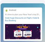 UPLIFTS APP PUSH NOTIFICATION NETCORE'S SMART PUSH - ONLINE TRAVEL GIANT, EASEMYTRIP, DELIVERY RATES BY 40% WITH