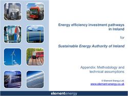 Energy efficiency investment pathways in Ireland - Sustainable Energy Authority of Ireland - Element ...