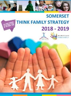 SOMERSET THINK FAMILY STRATEGY 2018 - 2019 - SOMERSET THINK FAMILY STRATEGY V2 Page 1 of 18 - Somerset County Council
