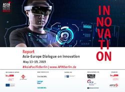 Report Report Asia-Europe Dialogue on Innovation - #AsiaPacificBerlin | www.APWberlin.de