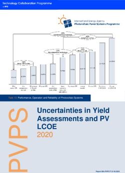 2020 Uncertainties in Yield Assessments and PV LCOE - Task 13 Performance, Operation and Reliability of Photovoltaic Systems - IEA-PVPS