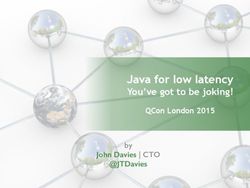 Java for low latency You've got to be joking! - QCon London 2015