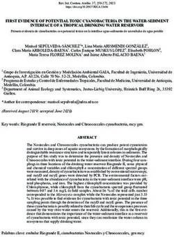 FIRST EVIDENCE OF POTENTIAL TOXIC CYANOBACTERIA IN THE WATER-SEDIMENT INTERFACE OF A TROPICAL DRINKING WATER RESERVOIR