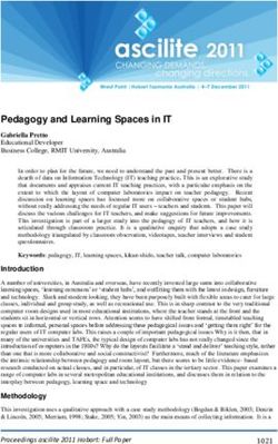 Pedagogy and Learning Spaces in IT - Semantic Scholar