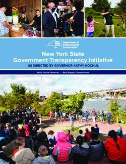 New York State Government Transparency Initiative - AS DIRECTED BY GOVERNOR KATHY HOCHUL