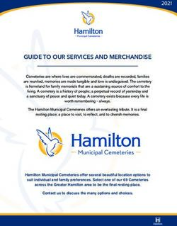 GUIDE TO OUR SERVICES AND MERCHANDISE - City of Hamilton