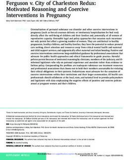Ferguson v. City of Charleston Redux: Motivated Reasoning and Coercive Interventions in Pregnancy