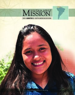 Mission - AdventistMission.org - 2019 QUARTER 2 SOUTH AMERICAN DIVISION - Adventist Mission