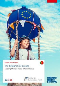 The Relaunch of Europe - Mapping Member States' Reform Interests Europa - Institut für Europäische Politik IEP