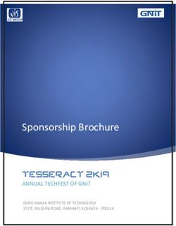 Sponsorship Brochure TESSERACT 2K19 - ANNUAL TECHFEST OF GNIT