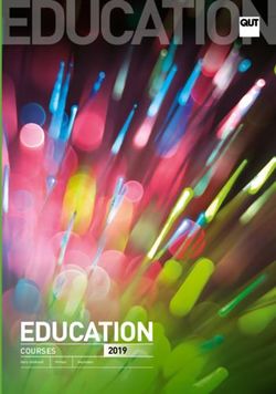 EDUCATION 2019 COURSES - QUT