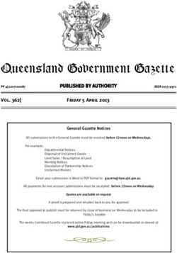 Queensland Government Gazette - Gazette Cover.fm