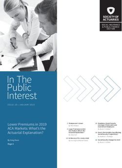 In The Public Interest - soa