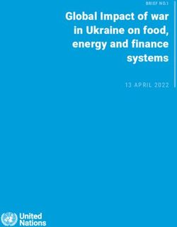 Global Impact of war in Ukraine on food, energy and finance systems - 13 APRIL 2022