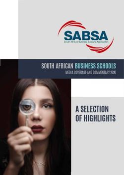 A SELECTION OF HIGHLIGHTS - SOUTH AFRICAN BUSINESS SCHOOLS MEDIA COVERAGE AND COMMENTARY 2020 - MBA