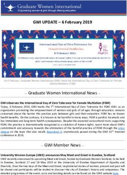 GWI UPDATE - 6 February 2019