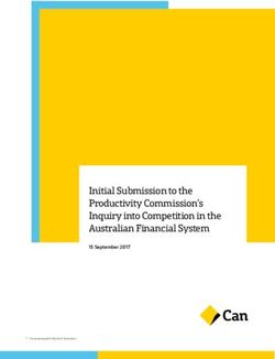 Initial Submission to the Productivity Commission's Inquiry into Competition in the Australian Financial System - 15 September 2017