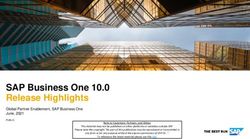 SAP Business One 10.0 Release Highlights - SAP Help Portal