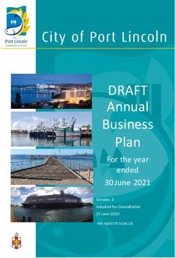 DRAFT Annual Business Plan - For the year ended 30 June 2021 - City of Port Lincoln
