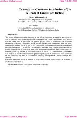 To study the Customer Satisfaction of Jio Telecom at Ernakulam District