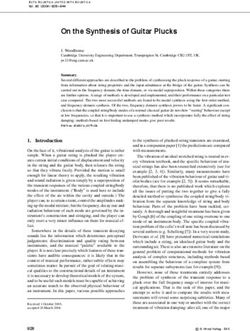 On the Synthesis of Guitar Plucks