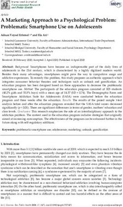 A Marketing Approach to a Psychological Problem: Problematic Smartphone Use on Adolescents - MDPI