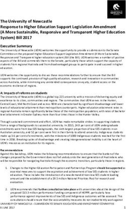 The University of Newcastle Response to Higher Education Support Legislation Amendment A More Sustainable, Responsive and Transparent Higher ...