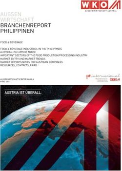 AUSSEN WIRTSCHAFT BRANCHENREPORT PHILIPPINEN