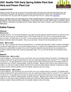 2021 Seattle Tilth Early Spring Edible Plant Sale Herb and Flower Plant List