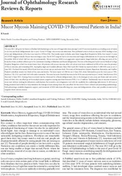 Journal of Ophthalmology Research Reviews & Reports - Scientific Research and Community