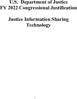 U.S. Department Of Justice FY 2022 Congressional Justification Justice ...