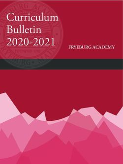 Curriculum Bulletin 2020-2021 - FRYEBURG ACADEMY