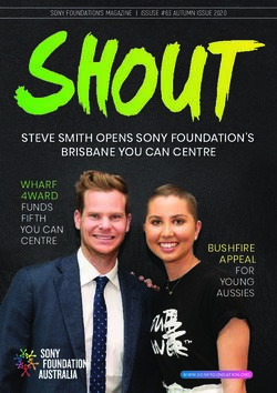 STEVE SMITH OPENS SONY FOUNDATION'S BRISBANE YOU CAN CENTRE - WHARF 4WARD FUNDS FIFTH YOU CAN CENTRE