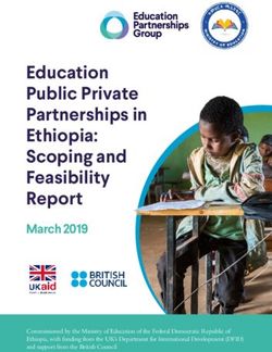 Education Public Private Partnerships in Ethiopia: Scoping and Feasibility Report