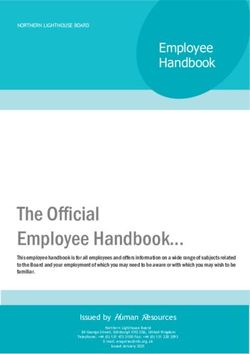 The Official Employee Handbook - Northern Lighthouse Board