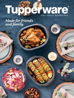 Made for friends and family - FALL 2020 & WINTER 2021 - High Hopes Tupperware ...