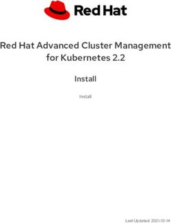 Red Hat Advanced Cluster Management for Kubernetes 2.2 - Install Install