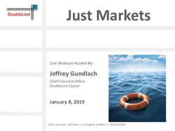 JUST MARKETS JEFFREY GUNDLACH - CHIEF EXECUTIVE OFFICER DOUBLELINE CAPITAL - VALUEWALK