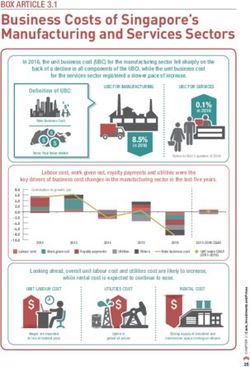 Business Costs of Singapore's Manufacturing and Services Sectors - BOX ARTICLE 3.1