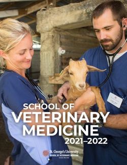 VETERINARY MEDICINE SCHOOL OF - St. George's University